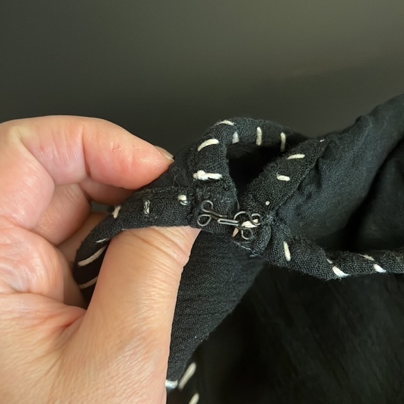 Greylin Anya Jumpsuit in black, Cotton blend, fully lined, bohemian, size S - Picture 16 of 16